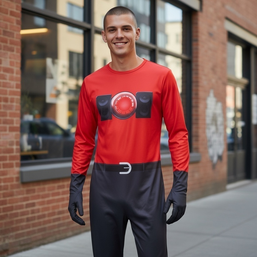 Skibidi Toilet / TV Man Costume – Kids Halloween & Dress-Up Bodysuit
